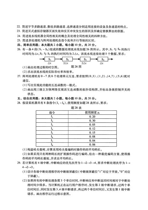 计算机考研986题目解析